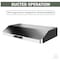 Anzzi 36-Inch Under Cabinet Range Hood with Stainless Steel Finish, Ducted Kitchen Vent above Stove RH-AZ0391TSS - alternate 5